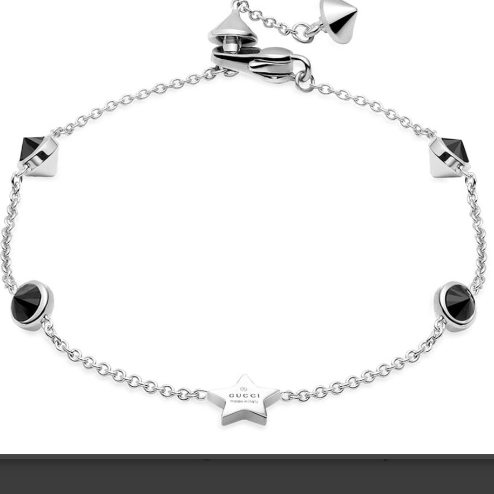 Gucci Sterling silver star bracelet!